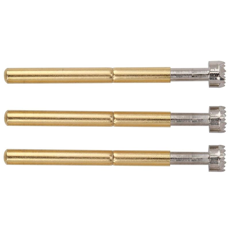 Spring Test Probe P156 H, 100Pcs Spring Loaded Test Pin, 2.36mm Brass Spring Probe with 9 Claws, Industrial Supplies for Testing and Replacement, Durable and Accurate Computer Mac