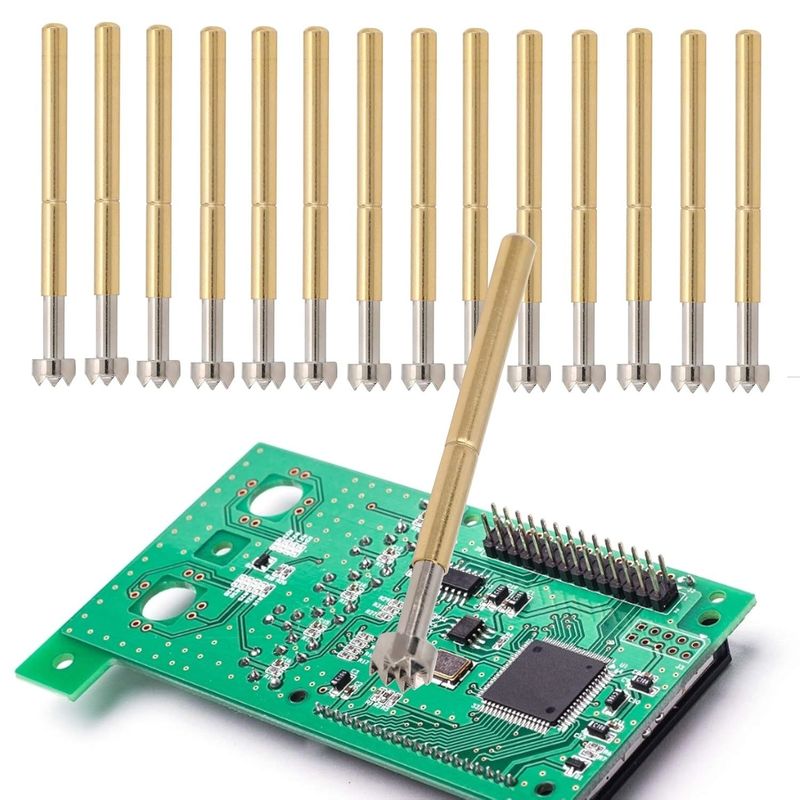 2.36 মিমি স্প্রিং টেস্ট প্রোব 9 কব্জি এবং 100 পিসি ব্রাস ব্যারেল স্প্রিং লোড টেস্ট পিন শিল্প পরীক্ষার জন্য